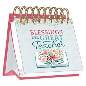 Christian Art Gifts Wirebound Perpetual Desk Calendar for Teachers