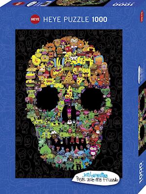 Doodle Skull Puzzle 1000 Teile