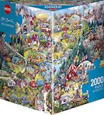 Go Camping! Puzzle 2000 Teile