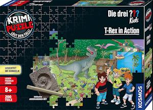 Krimi Puzzle: Die drei ??? Kids 200 Teile - T-Rex in Action (drei Fragezeichen)