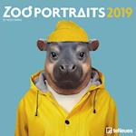 2019 Zoo Portraits Grid Calendar