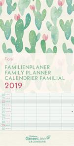 Floral 2019 GreenLine Familienplaner
