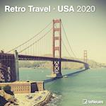 2020 Retro Travel USA Grid Calendar