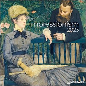 Impressionism 2023 - Wand-Kalender - 30x30 - 30x60 geöffnet