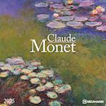 Claude Monet 2025 - Wand-Kalender - Broschüren-Kalender - 30x30 - 30x60 geöffnet - Kunst-Kalender