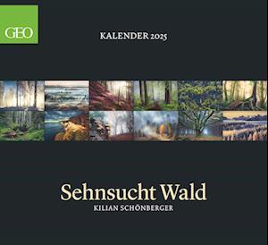 GEO Kalender: Sehnsucht Wald 2025 - Wand-Kalender - Natur-Kalender - 60x55