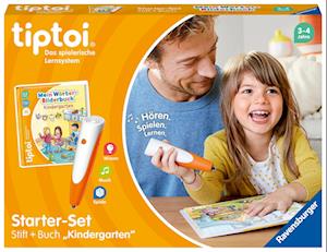 Ravensburger tiptoi Starter-Set 00113: Stift und Wörter-Bilderbuch Kindergarten- Lernsystem für Kinder ab 3 Jahren