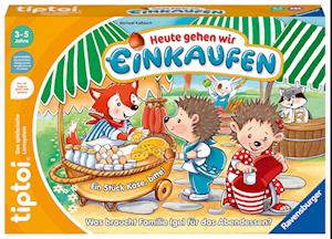 Ravensburger tiptoi Spiel 00119 - Heute gehen wir Einkaufen - Lernspiel für Kinder ab 3 Jahren