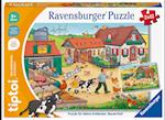 Ravensburger tiptoi 00136 Puzzle für kleine Entdecker: Bauernhof, Puzzle für Kinder ab 3 Jahren, für 1 Spieler