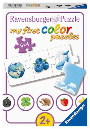 Ravensburger Kinderpuzzle - 03150 Farben lernen - my first color puzzle mit 6x4 Teilen - Puzzle für Kinder ab 2 Jahren