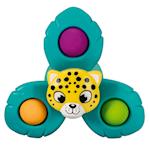 Ravensburger 4868 play+ Pop-it Spinner: Leopard, Saugnapf-Spielzeug, Silikon-Spielzeug, Baby-Spielzeug ab 6 Monate