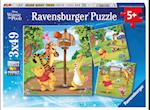 Ravensburger Kinderpuzzle 05187 - Tag des Sports - 3x49 Teile Disney Puzzle für Kinder ab 5 Jahren