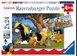 Ravensburger Kinderpuzzle 05577 - Yakari und seine Freunde - 2x24 Teile Yakari Puzzle für Kinder ab 4 Jahren