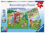 Ravensburger Kinderpuzzle - Regenerative Energien - 3x49 Teile Puzzle für Kinder ab 5 Jahren