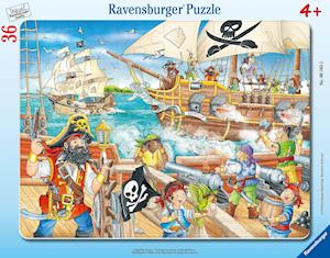 Angriff der Piraten - Puzzle mit 36 Teilen