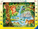 Dschungelbewohner - Puzzle mit 24 Teilen