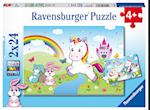 Märchenhaftes Einhorn - Puzzle mit 2X24 Teilen