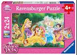 Disney Prinzessin: Beste Freunde der Prinzessinnen. Puzzle 2 x 24 Teile