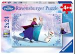 Disney Frozen: Schwestern für immer. Puzzle 2 x 24 Teile