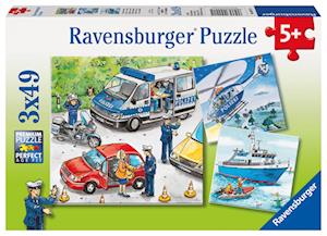 Ravensburger Puzzle. Polizeieinsatz