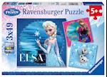 Disney Frozen: Elsa, Anna & Olaf. Puzzle 3 x 49 Teile