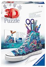 Ravensburger 3D Puzzle 11279 Sneaker Bezaubernde Meerjungfrauen - Praktischer Stiftehalter - 108 Teile - Schreibtisch-Organizer für Kinder ab 8 Jahren