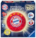 Nachtlicht FC Bayern München 3D Puzzle-Ball 72 Teile