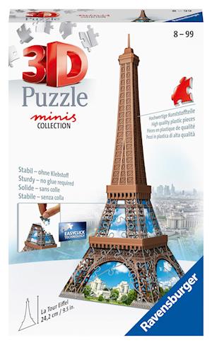 Ravensburger 3D Puzzle 12536 - Mini Eiffelturm - 54 Teile - ab 8 Jahren