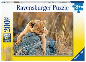 Ravensburger Kinderpuzzle - Kleiner Löwe - 200 Teile Puzzle für Kinder ab 8 Jahren