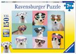 Ravensburger Kinderpuzzle - Witzige Hunde - 150 Teile Puzzle für Kinder ab 7 Jahren