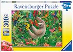 Ravensburger Kinderpuzzle - Gemütliches Faultier - 300 Teile Puzzle für Kinder ab 9 Jahren