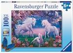Ravensburger Kinderpuzzle - 13347 Bezaubernde Einhörner - 100 Teile Puzzle für Kinder ab 6 Jahren