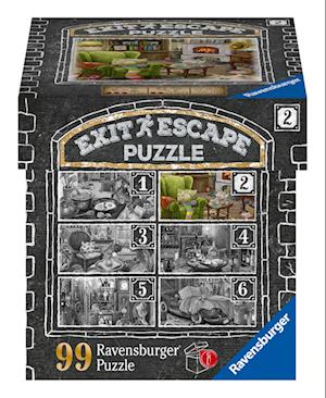 Ravensburger EXIT Puzzle 16878 - Im Gutshaus Wohnzimmer - 99 Teile Puzzle für Erwachsene und Kinder ab 14 Jahren
