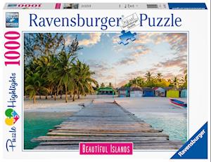 Ravensburger Puzzle Beautiful Islands 16912 - Karibische Insel - 1000 Teile Puzzle für Erwachsene und Kinder ab 14 Jahren