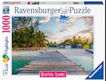 Ravensburger Puzzle Beautiful Islands 16912 - Karibische Insel - 1000 Teile Puzzle für Erwachsene und Kinder ab 14 Jahren