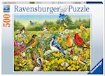 Ravensburger Puzzle 16988 Vogelwiese 500 Teile Puzzle