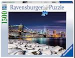Ravensburger Puzzle 17108 Winter in New York 1500 Teile Puzzle