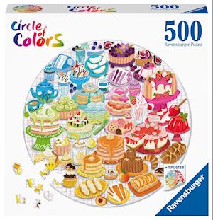 Ravensburger Puzzle 17171 Circle of Colors - Desserts & Pastries 500 Teile