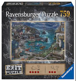 Ravensburger EXIT Puzzle 17365 Das Fischerdorf - 759 Teile Puzzle für Erwachsene und Kinder ab 14 Jahren