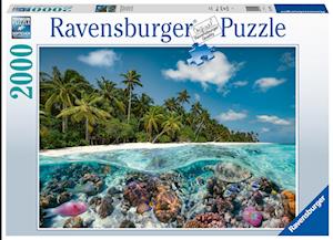 Ravensburger Puzzle 17441 Ein Tauchgang auf den Malediven - 2000 Teile Puzzle für Erwachsene und Kinder ab 14 Jahren