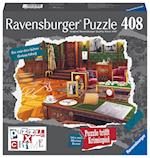 Ravensburger Puzzle X Crime - Ein mörderischer Geburtstag - 406 Teile Puzzle-Krimispiel für 1-4 Spieler