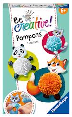 Ravensburger 18429 Be Creative Pompon-Tiere, DIY für Kinder ab 6 Jahren