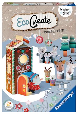 Ravensburger EcoCreate 18442 - Wintertime - Kinder ab 6 Jahren