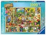 Grandioses Gartenregal Puzzle 1000 Teile