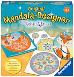 Ravensburger Midi Mandala Designer Boho Style  20019, Zeichnen lernen für Kinder ab 6 Jahren, Zeichen-Set mit Mandala-Schablonen für farbenfrohe Mandalas