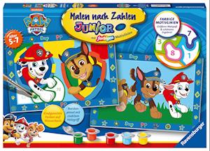 Ravensburger Malen nach Zahlen 20286 - Paw Patrol - Kinder 5-7 Jahre