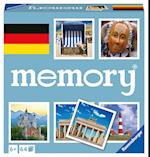 Ravensburger Deutschland memory® - 20883 - der Spieleklassiker quer durch Deutschland, Merkspiel für 2-8 Spieler ab 6 Jahren