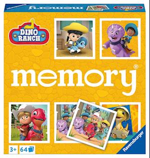 Ravensburger memory® Dino Ranch - 20923 - der Spieleklassiker mit Bildern aus der beliebten TV-Serie Dino Ranch, Merkspiel für 2 - 8 Spieler ab 3 Jahren