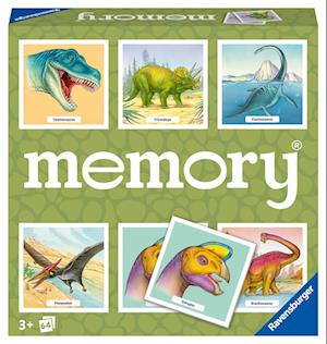 Ravensburger memory® Dinosaurier - 20924 - der Spieleklassiker für Dino-Fans, Merkspiel für 2-8 Spieler ab 3 Jahren