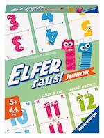Ravensburger - 20947 Elfer Raus! Junior - Kartenspiel 2 - 6 Spieler, Spiel ab 5 Jahren für Kinder und Erwachsene, Zahlenraum 1-20